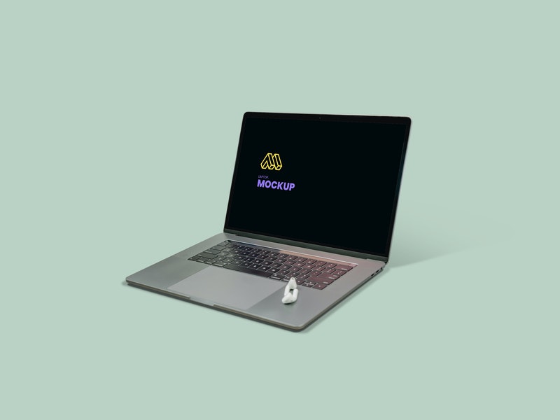Modern Laptop Psd Mockup