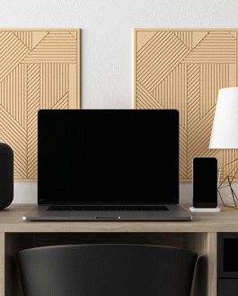 Modern Macbook Pro And Iphone X On Desk Mockup