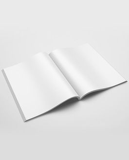 Modern Open Magazine Mockup Psd