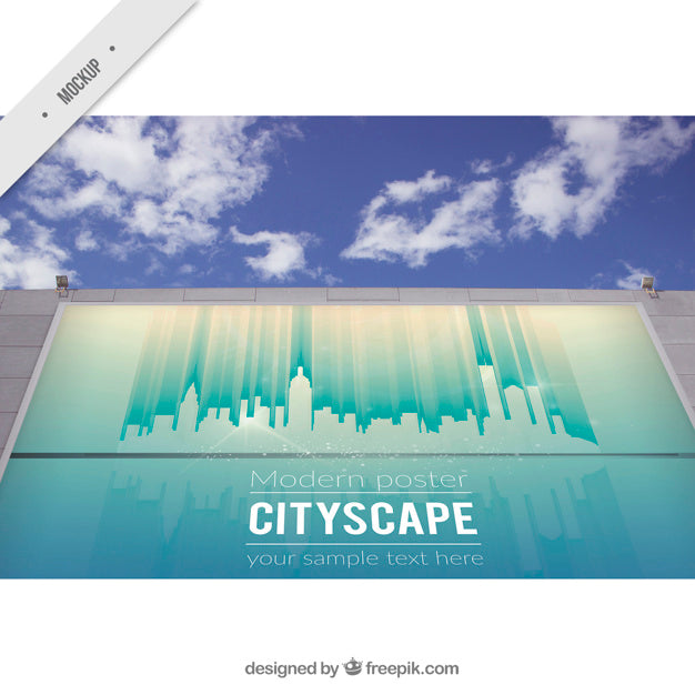 Modern Outdoot Billboard Mockup Psd