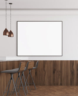 Modern Restaurant Interior Frame Mockup Psd