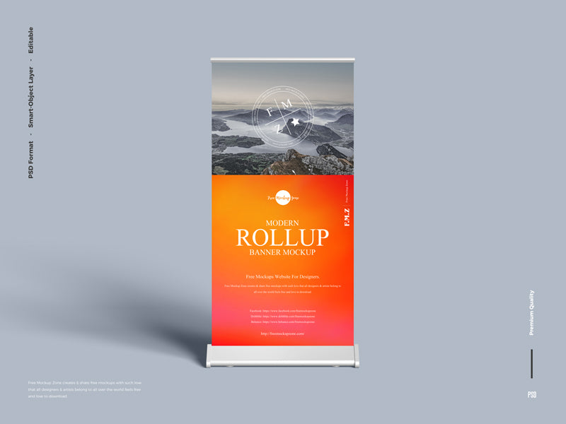 Modern Rollup Banner Mockup