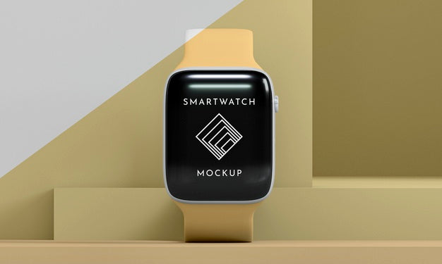 Modern Smartwatch With Screen Mock-Up Presentation Psd