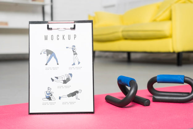 Modern Sport At Home Design Mock-Up Psd