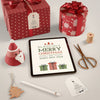 Modern Tablet Beside Gift Collection Psd