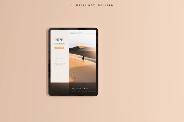 Modern Tablet Screen Mockup Psd