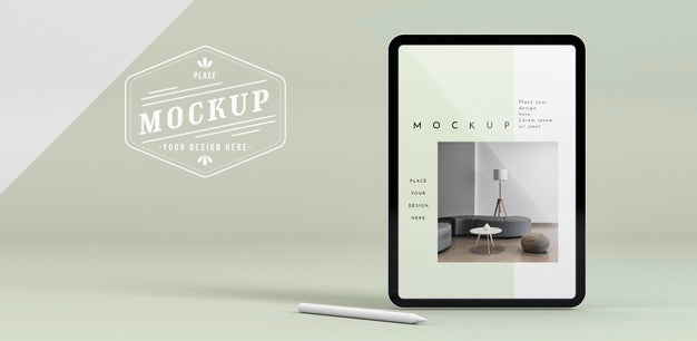 Modern Tablet With Screen Mock-Up Psd