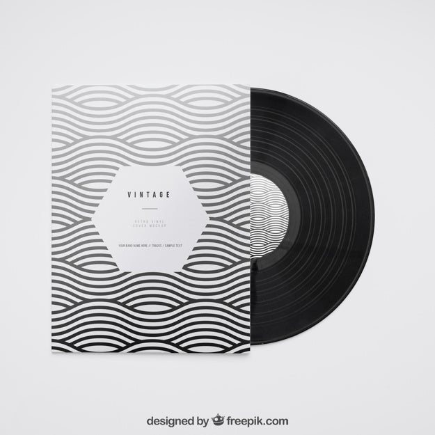 Modern Vinyl Mockup Psd