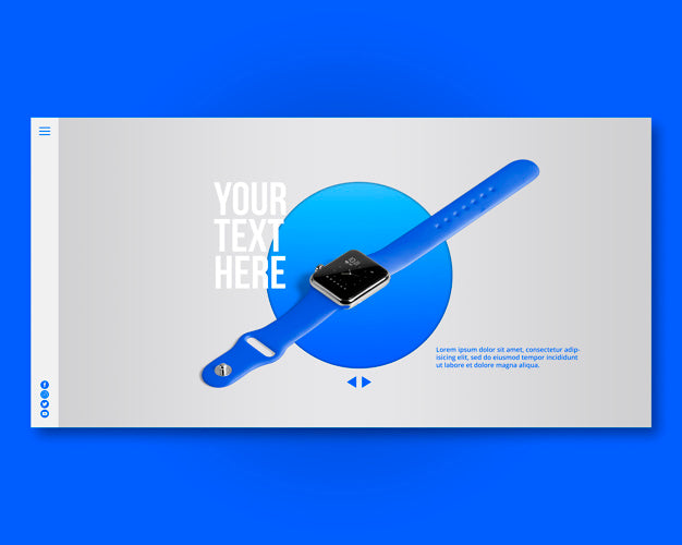 Modern Website Mockup Psd