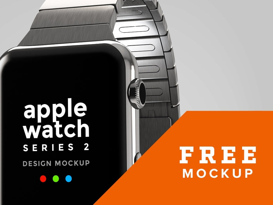 Apple Watch Series 7 PSD Mockup, Top View – Original Mockups