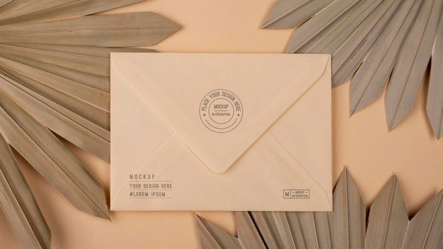 Monochromatic Envelope Mockup Design Psd