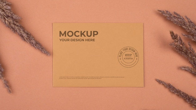 Monochromatic Envelope Mockup Design Psd