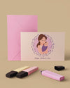 Mother'S Day Card And Envelope With Mock-Up Concept Psd