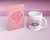 Mother'S Day Celebration Card And Mug With Mock-Up Psd