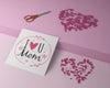 Mother'S Day Celebration Card With Mock-Up Concept Psd