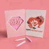 Mother'S Day Celebration Card With Mock-Up Psd