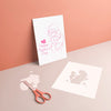 Mother'S Day Greeting Card With Mock-Up Concept Psd