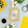 Mother'S Day Mockup Frame Flowers Psd