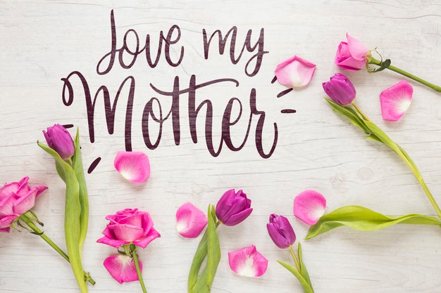 Mothers Day Mockup With Copyspace Psd