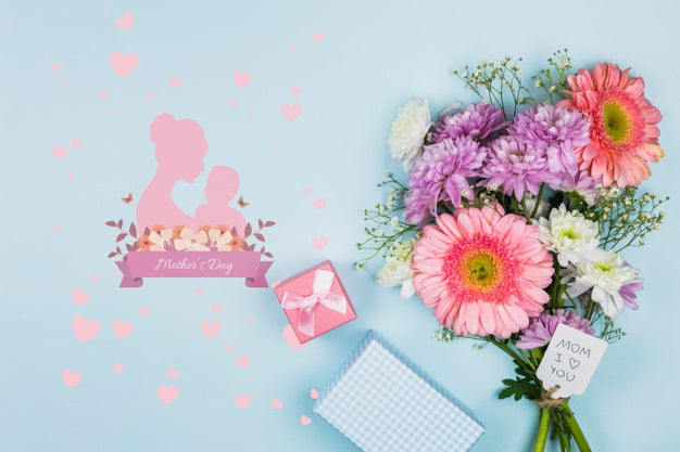 Mothers Day Mockup With Copyspace Psd