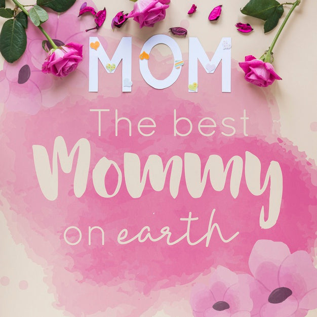Mothers Day Mockup With Copyspace Psd