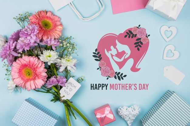 Mothers Day Mockup With Copyspace Psd