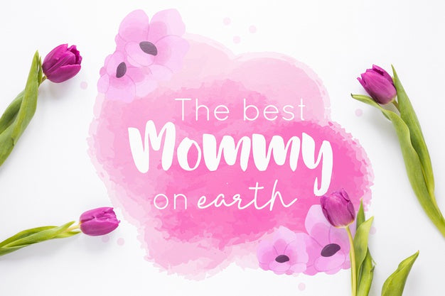 Mothers Day Mockup With Copyspace Psd