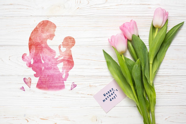 Mothers Day Mockup With Copyspace Psd