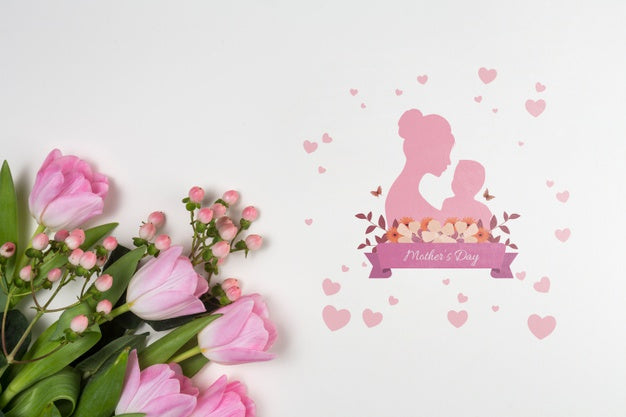 Mothers Day Mockup With Copyspace Psd