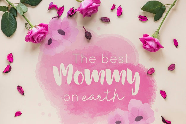 Mothers Day Mockup With Copyspace Psd