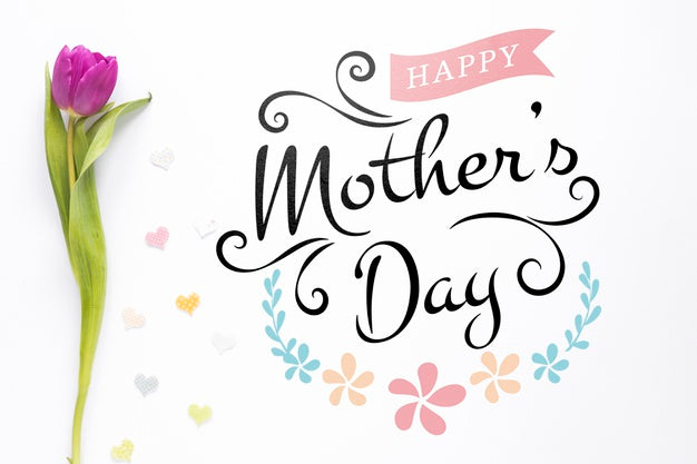 Mothers Day Mockup With Copyspace Psd