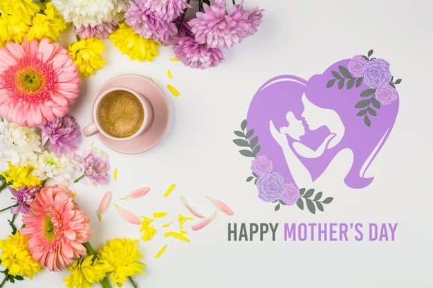 Mothers Day Mockup With Copyspace Psd