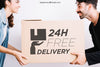 Moving Concept Mockup Psd