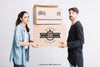 Moving Concept Mockup With Couple Psd