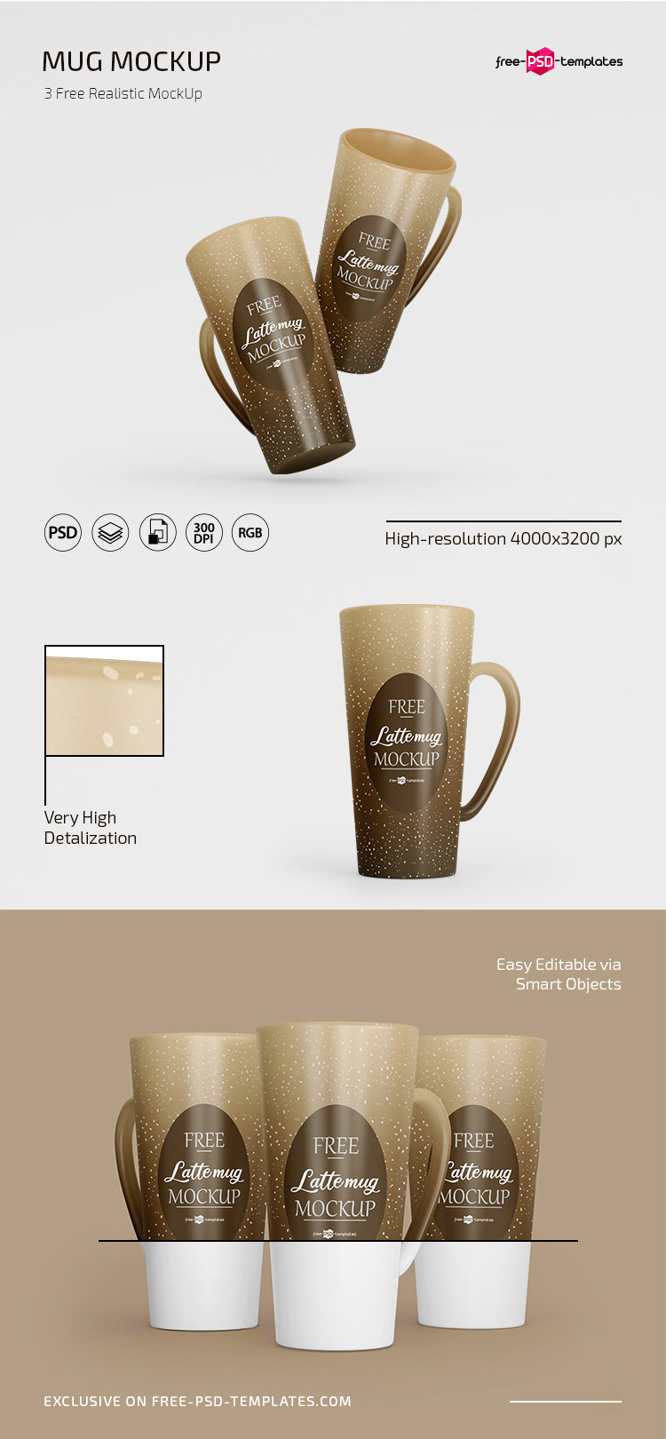 10 Oz White Sublimation Stainless Steel Coffee Mug Handle Mockup Barnwood,  Pine, Lights JPG Smart Object Download 