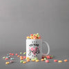 Mug Mockup With Colorful Cereals Psd