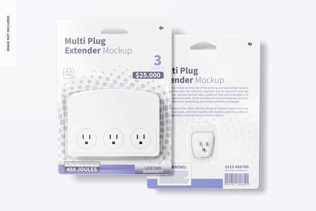 Multi Plug Extender Mockup Psd