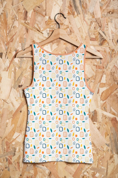 Multicolored Shirt Concept Mock-Up Psd