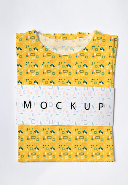 Multicolored Shirt Concept Mock-Up Psd
