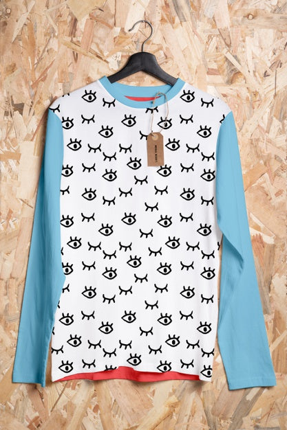 Multicolored Shirt Concept Mock-Up Psd