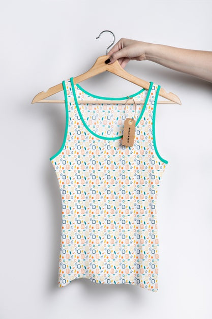 Multicolored Shirt Concept Mock-Up Psd