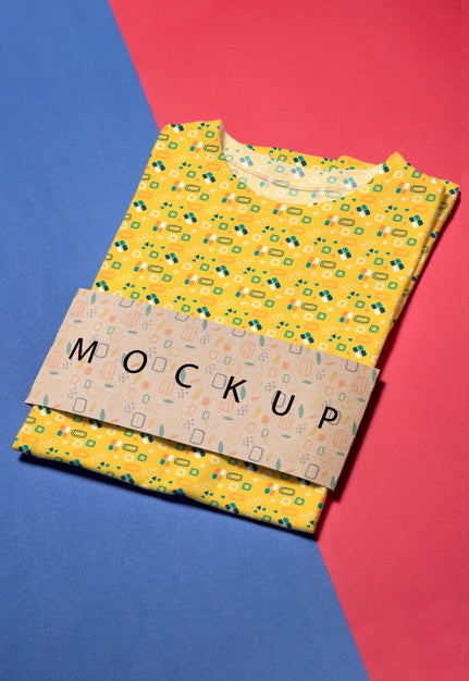 Multicolored Shirt Concept Mock-Up Psd