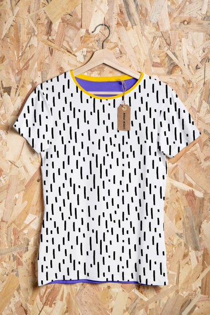 Multicolored Shirt Concept Mock-Up Psd