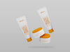 Multiple Cosmetic Cream Jar & Tube Mockup Psd