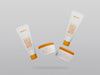 Multiple Cosmetic Cream Jars & Tubes Mockup Psd