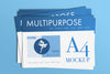 Multipurpose A4 Papers Mockup Psd