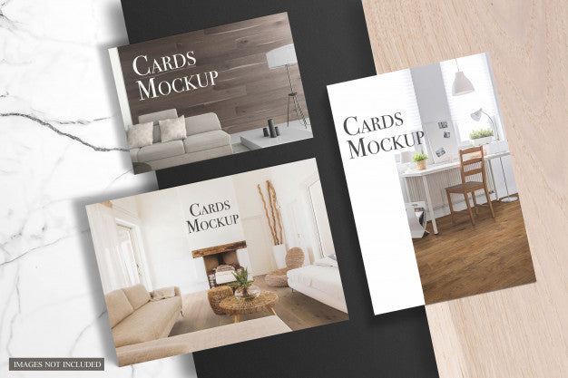 Multipurpose Cards Mockup Psd