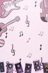 Musical Notes Background With Music Tapes Psd