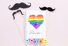 Mustache Collection And Notebook Psd