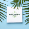Natural Brand Mock-Up With Leaves Psd